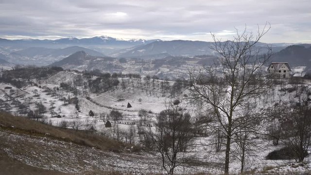 Mountains and hills in Oncesti 