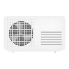 Fan icon. Realistic illustration of fan vector icon for web