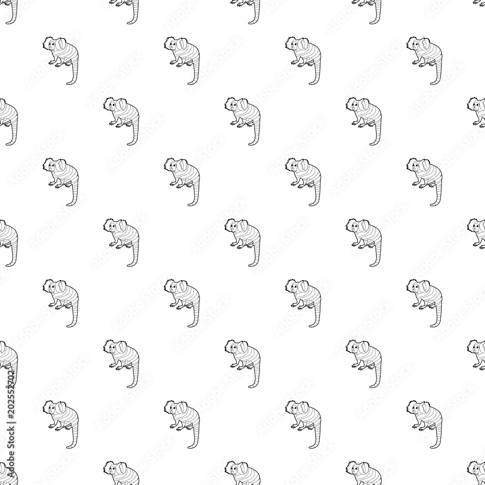 Sticker small monkey pattern vector seamless repeating for any web design