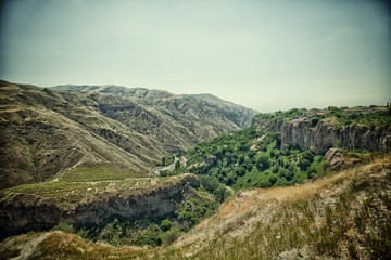 Nature in Armenia sky, travel, landscape, background, tourism, mountain, panorama