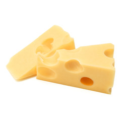 Cheese isolated on white background