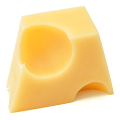 Cheese isolated on white background