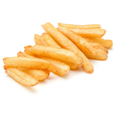 French Fried Potatoes isolated on white background