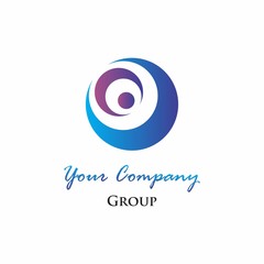 company logo design for technology, media, and business