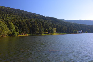 lake in mountains