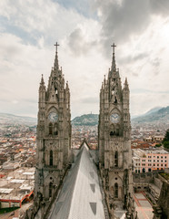 Fototapeta na wymiar Quito church