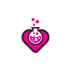 Love Lab Logo Icon Design