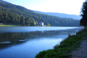 Fototapeta premium lake in mountains
