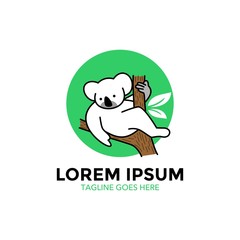 koala character mascot logo