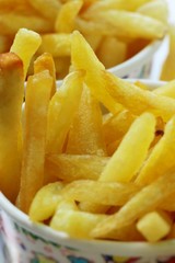 French fries is delicious in the market