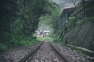 線路の上