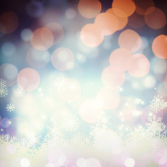 Glowing christmas background