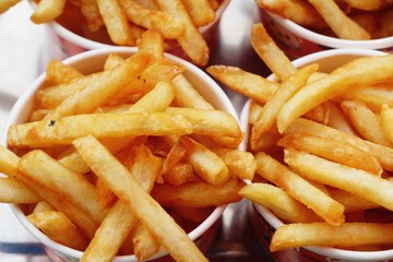 French fries is delicious in the market