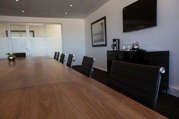 Empty conference room at modern office