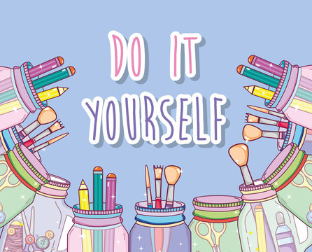 Do It Yourself Crafts Concept
