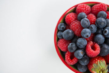 Close-up of various fruits in bowl