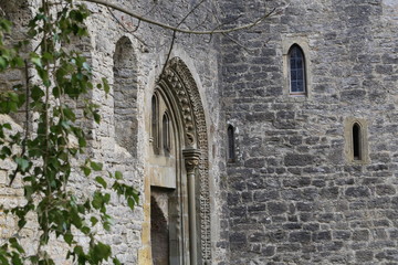 Fototapeta premium The walls of the old castle
