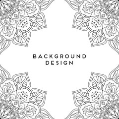 Vector mandala background