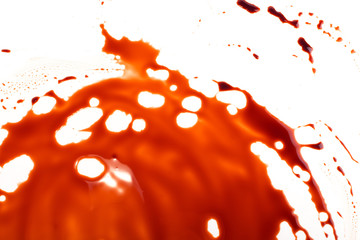 Red Blood Paint Splash