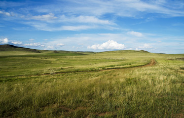Fototapeta na wymiar Summer Landscape of Khakassia