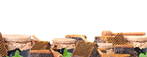 Aroma of the fresh honey presented by the nature