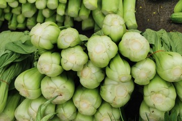 Fresh choy for cooking in the market