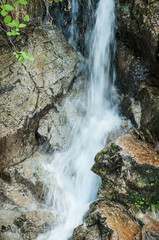 retail of mountain waterwall at spring