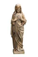 A Golden Statue Figure of Jesus Christ.