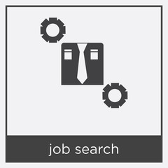 job search icon isolated on white background