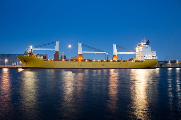 Containership in the Amsterdam Coenhaven