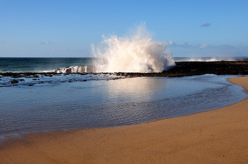 Brandung an der Atlantikküste