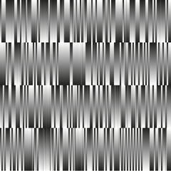 Seamless vector black and white pattern from gradient lines