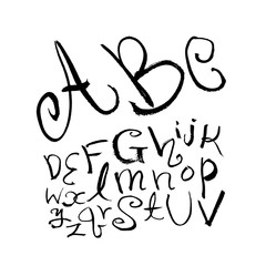 벡터 문자 / 손으로 쓴 글씨체