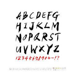 벡터 문자 / 손으로 쓴 글씨체