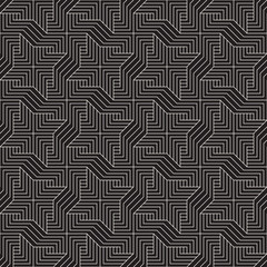 Vector seamless pattern. Modern stylish abstract texture. Repeating geometric tiles