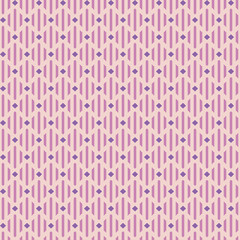 Abstract seamless geometric pattern. Striped rhombuses.