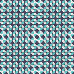 Abstract geometric pattern in retro style.