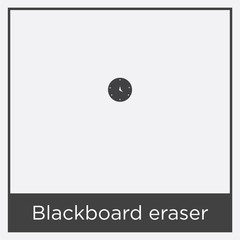 Blackboard eraser icon isolated on white background