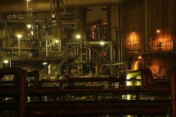 工場夜景　川崎