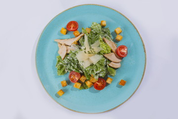 Caesar salad with chicken