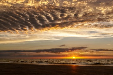 Sunset in Normandy