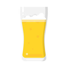 Glass of beer.