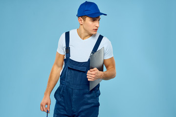 delivery freight man in uniform