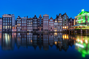 amsterdam at blue hour