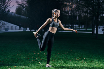 woman jumping on trampoline