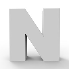 The letter N.