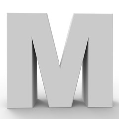 The letter M.