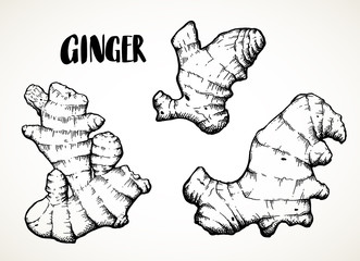 Ginger root set
