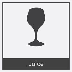 Juice icon isolated on white background