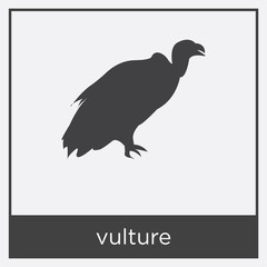 vulture icon isolated on white background
